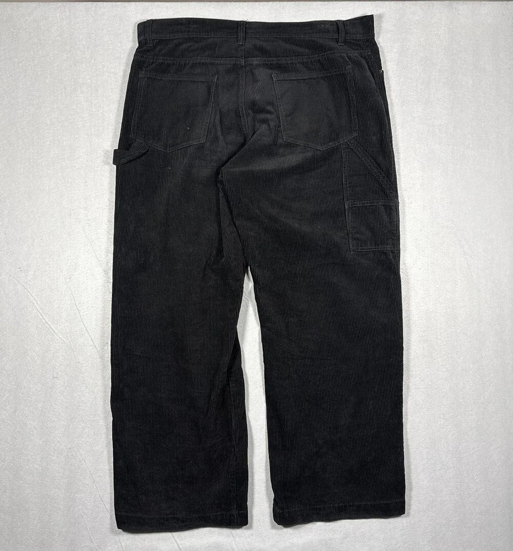 No Boundaries Double Knee Corduroy Pants Men's 38x31 Carpenter Y2K Baggy Skater